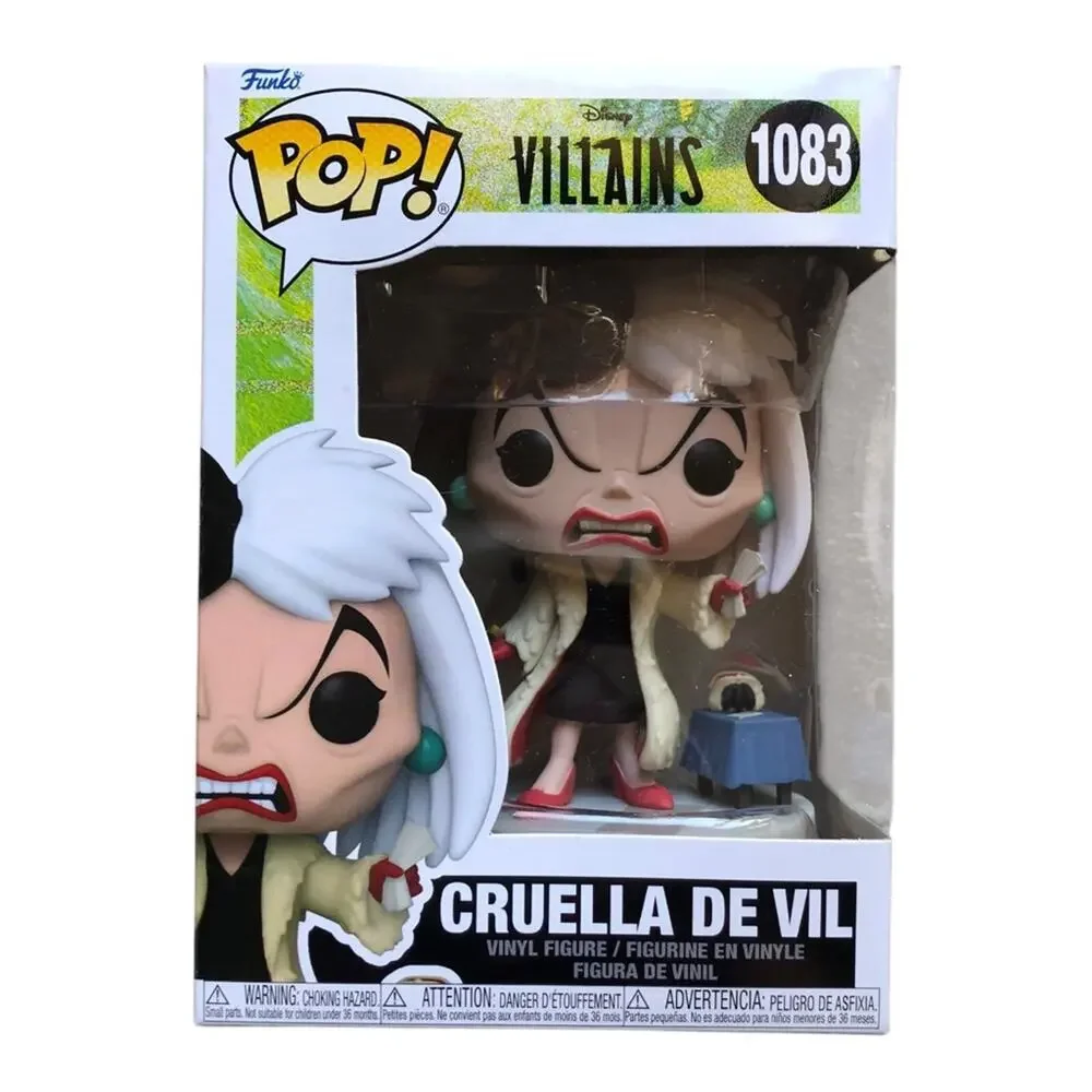 Funko Pop! Disney: Villains - Heiress Fashionista Cruella de Vil Figure #1083 - Picture 4 of 12